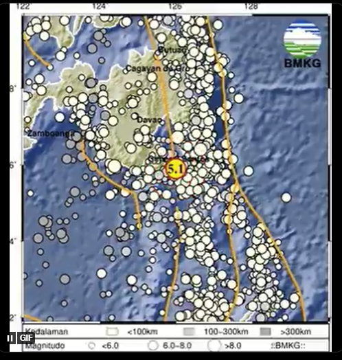 Info Gempa Terkini M 5,1 di Sulawesi Utara Hari Ini 18 Maret 2023