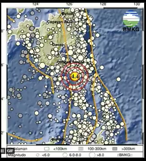 Info Gempa Terkini M 4,4 di Sulawesi Utara Hari Ini 22 Maret 2023