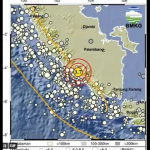 Info Gempa Terkini M 3,7 di Sumatera Selatan Hari Ini 23 Maret 2023