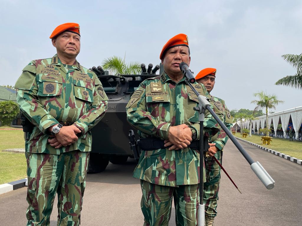 Prabowo : Kopasgat TNI AU Tak Kalah Elit dari Pasukan Terbaik di Dunia