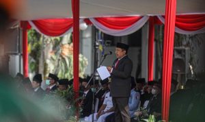 Wali Kota Bandung, Yana Mulyana ketika memberikan pemaparannya di Balai Kota Bandung.