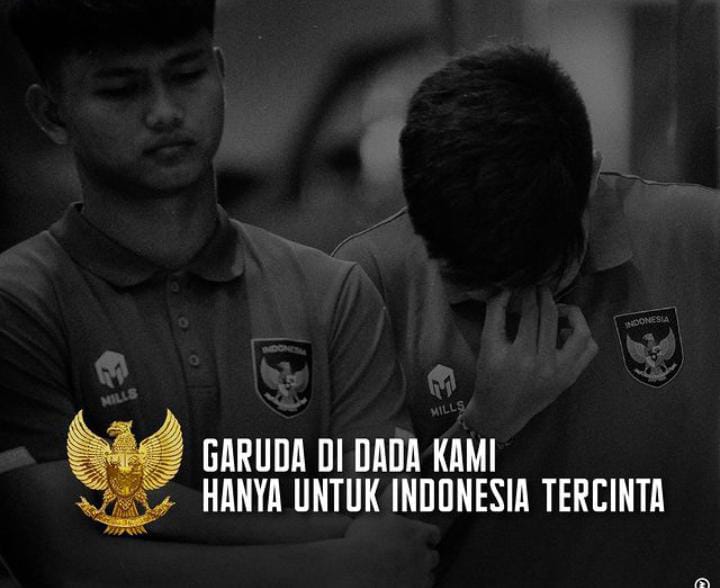 Potret kesedihan punggawa Timnas Indonesia U-20