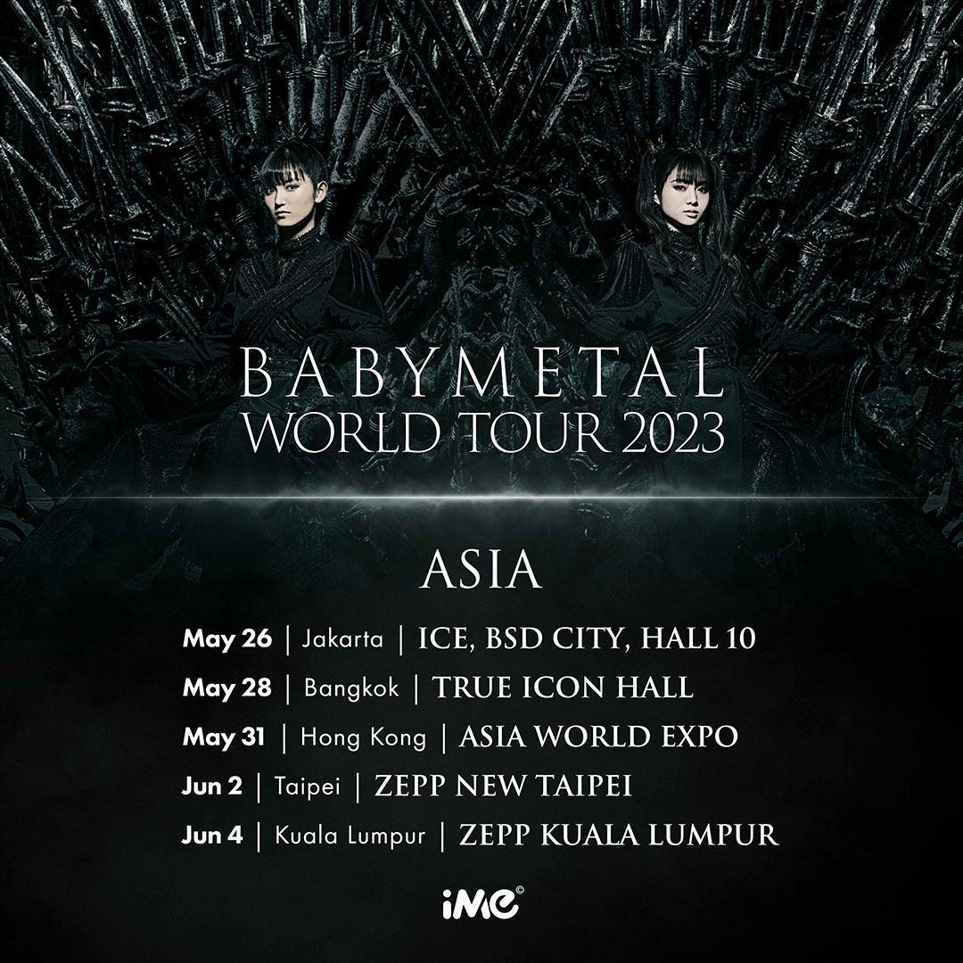 Catat! Baby Metal Siap Konser di Indonesia Tanggal 26 Mei 2023