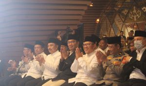Gubernur Jawa Barat, Ridwan Kamil saat peresmian Galeri Rasulullah di Kawasan Masjid Raya Al Jabbar. (SADAM HUSEN SOLEH RAMDHANI/JABAR EKSPRES)