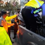 Polisi Bubarkan Balapan Liar di Exit Tol Margaasih, 3 Motor Diamankan
