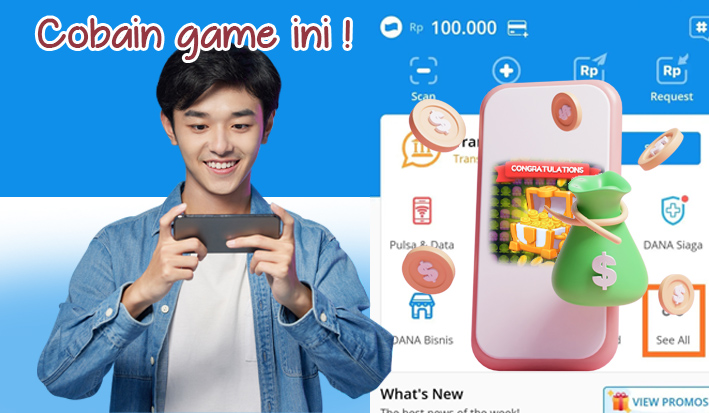 Game Penghasil Uang Ini Kasih Saldo DANA Gratis Tanpa Deposit