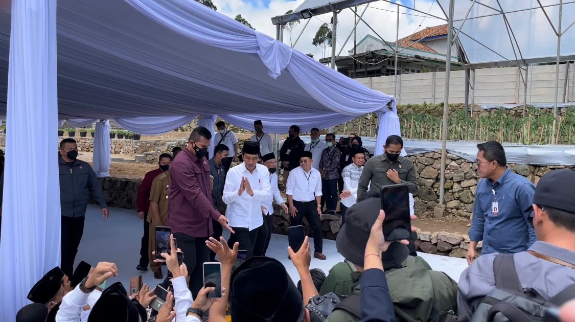 Jokowi Ajak Petani Kabupaten Bandung Gunakan Pupuk Organik