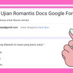 LINK Tes Ujian Romantis Google Form Docs, Seberapa Uwwu Sih Pasangan Kamu?