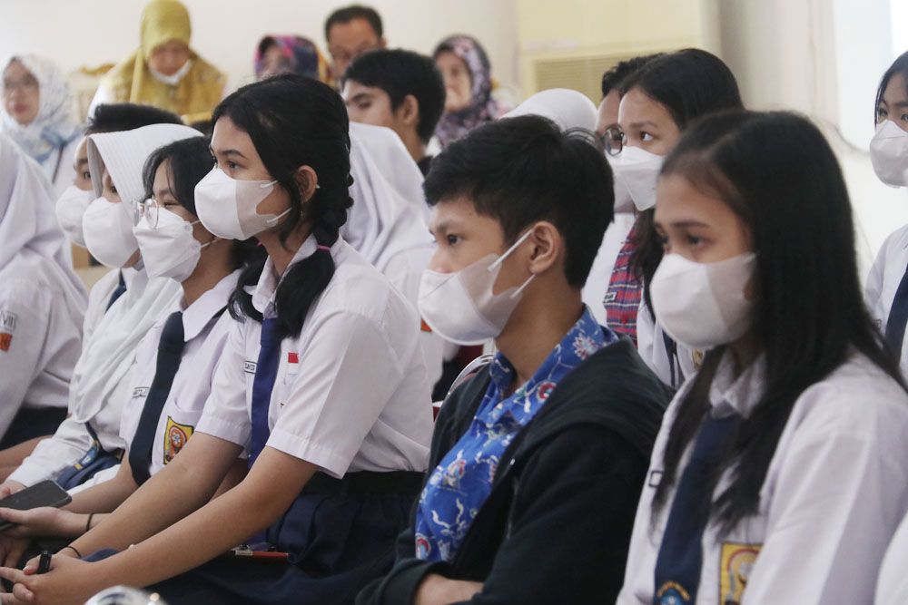 Agar Pelajar Aman dan Bijak Menggunakan Medsos, DP3A Kota Bogor Edukasi150 Siswa SMP