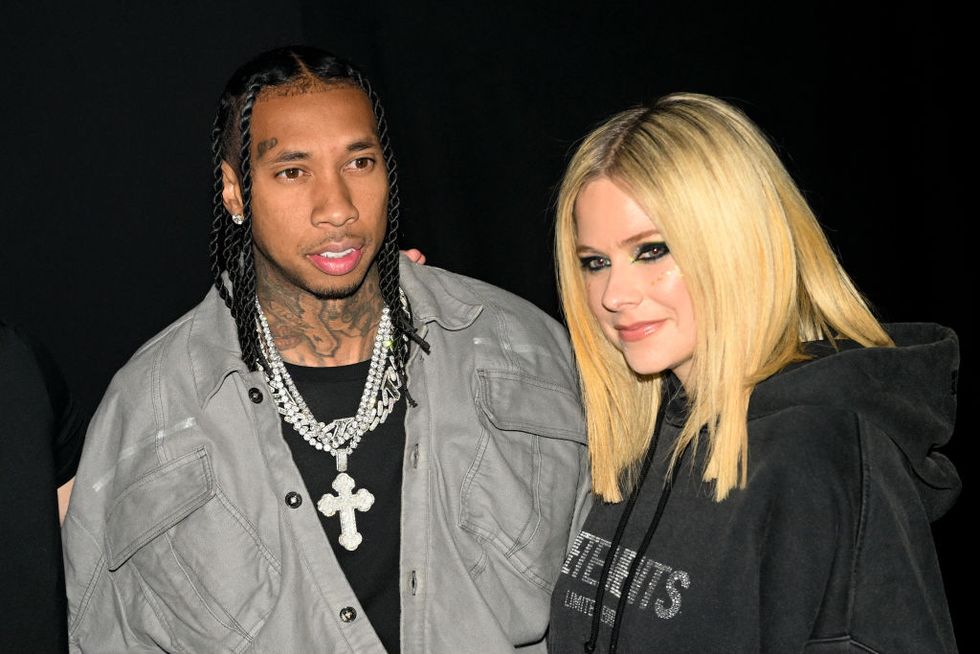 Panas! Avril Lagvine dan Tyga Mesra di Paris, Sang Mantan Malah Galau/ Sumber: Stephane Cardinale - Corbis/Corbis via Getty Images