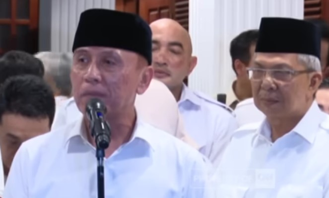 Komjen Purn Mochamad Iriawan gabung Partai Gerindra.-tangkapan layar-