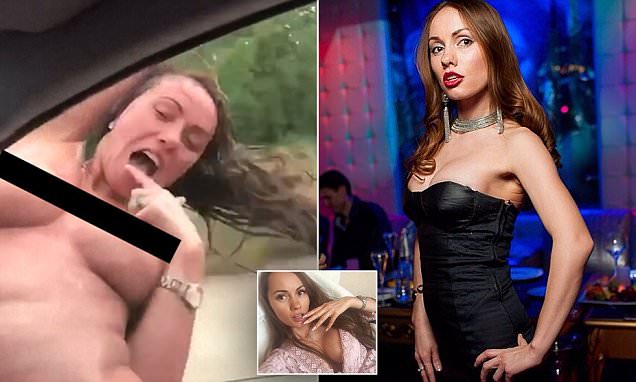 Topless mother is killed when she smashes her head into a lamp post while hanging out of a car window during holiday in Dominican Republic