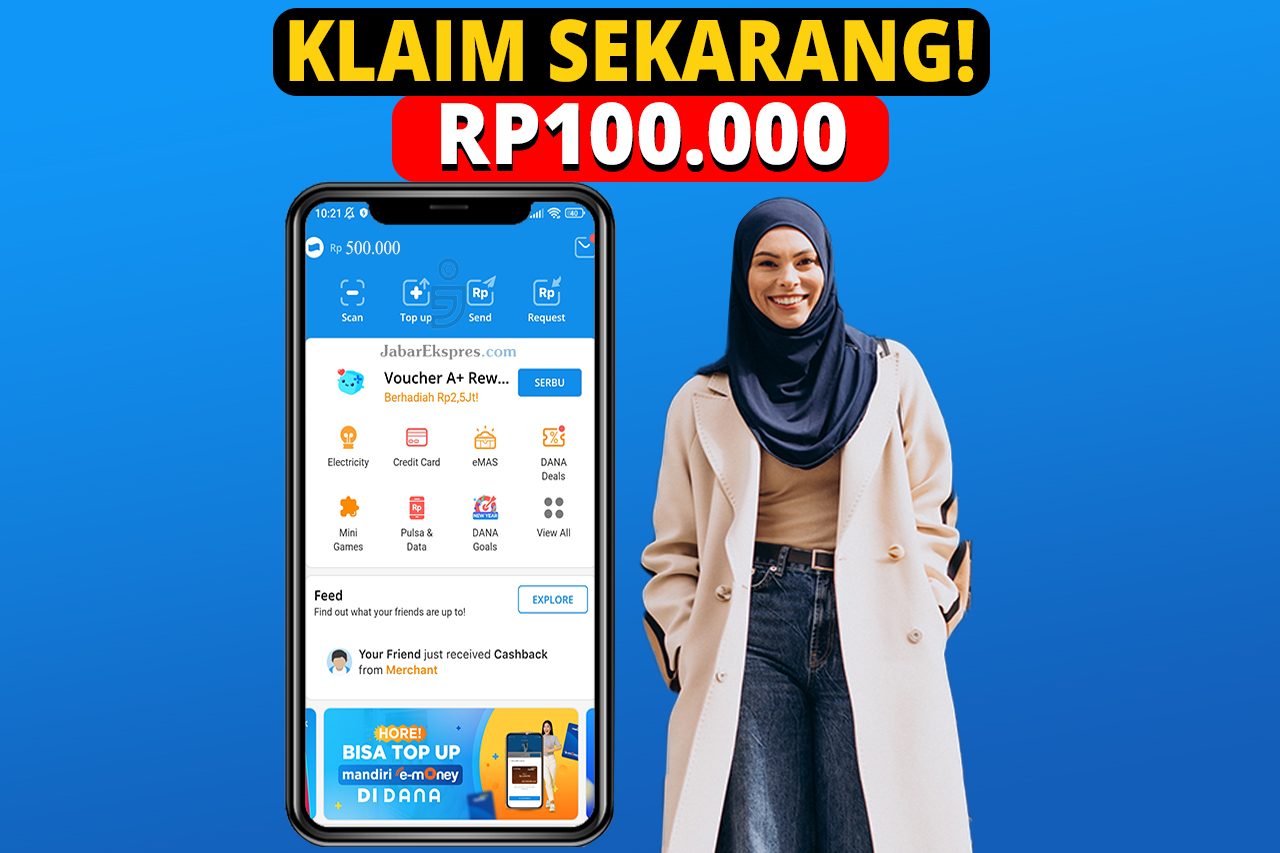 Klaim Rp100.000 Saldo DANA Gratis Hari Ini Modal Login