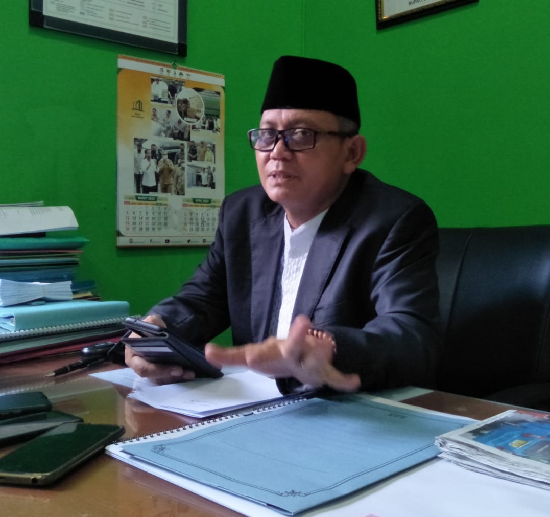 Camat Sukamakmur Bakri Hasan memastikan aman tempat wisata Sukamakmur. (SANDIKA FADILAH/JABAR EKSPRES)