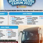 Penting! Ini Informasi Rute Mudik Gratis 2023 Polresta Jawa Barat