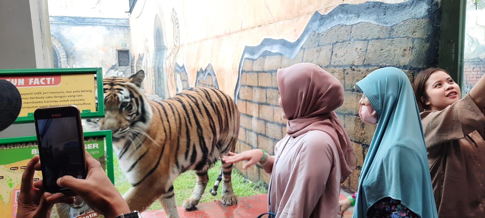H+3 Lebaran Ribuan Pengunjung Padati Wisata Lembang Park and Zoo / Jabar Ekspres