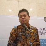 Sekretaris Daerah (Sekda) DKI Jakarta Joko Agus Setyono di Balai Kota DKI, Jakarta Pusat, Senin (10/4/2023). Joko tegas melarang jajarannya pamer harta. (ANTARA/Siti Nurhaliza)