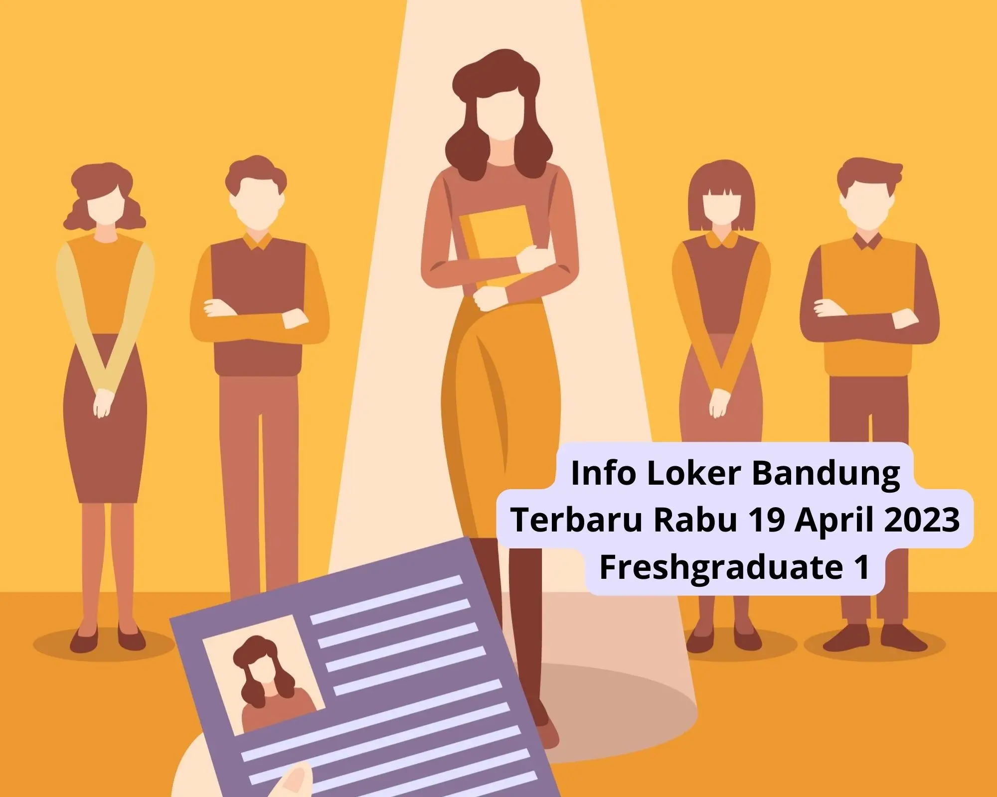 Info Loker Bandung Terbaru Rabu 19 April 2023 Freshgraduate 1