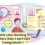 Info Loker Bandung Terbaru Rabu 5 April 2023 Freshgraduate 1