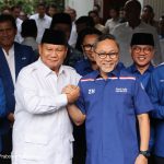 Ketua Umum Partai Gerindra Prabowo Subianto bertemu dengan pimpinan Partai Bulan Bintang (PBB) dan Partai Perindo,