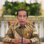 Presiden Jokowi mengonfirmasi bahwa pihaknya tidak akan menggelar open house atau gelar griya pada Lebaran 2023. Tangkap YouTube/Setpres.