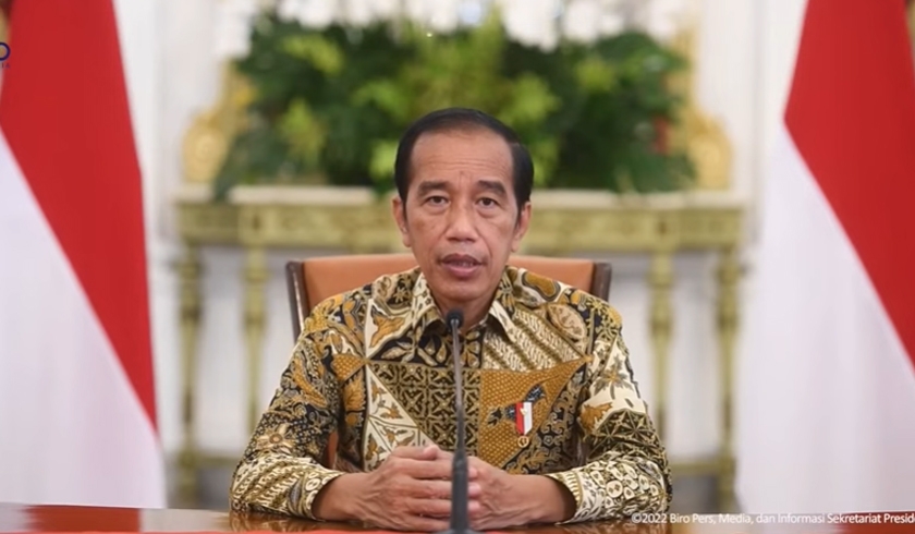 Presiden Jokowi mengonfirmasi bahwa pihaknya tidak akan menggelar open house atau gelar griya pada Lebaran 2023. Tangkap YouTube/Setpres.