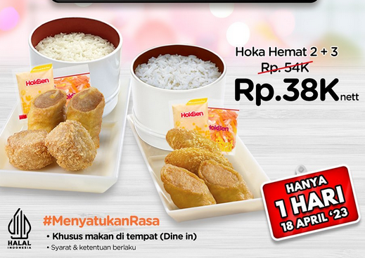 Promo HUT Hokben 2023 Cuma Rp38.000, Ini Caranya