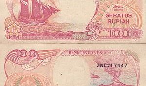 Uang kuno Rp 100 rupiah