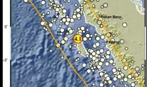Info Gempa Terkini M 4,1 di Sumatera Barat Hari Ini 23 April 2023