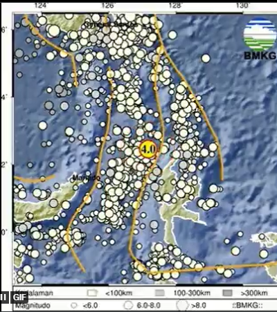 Info Gempa Terkini M 4,0 di Maluku Utara Hari Ini 21 April 2023