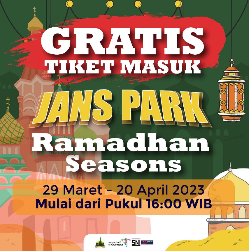 Tiket Gratis JANS Park/ Tangkap Layar Instagram @janspark.official
