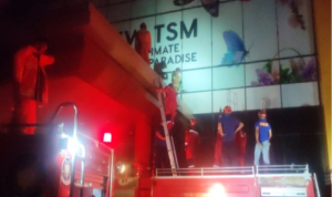 Trans Studi Mall Kota Makassar terbakar
