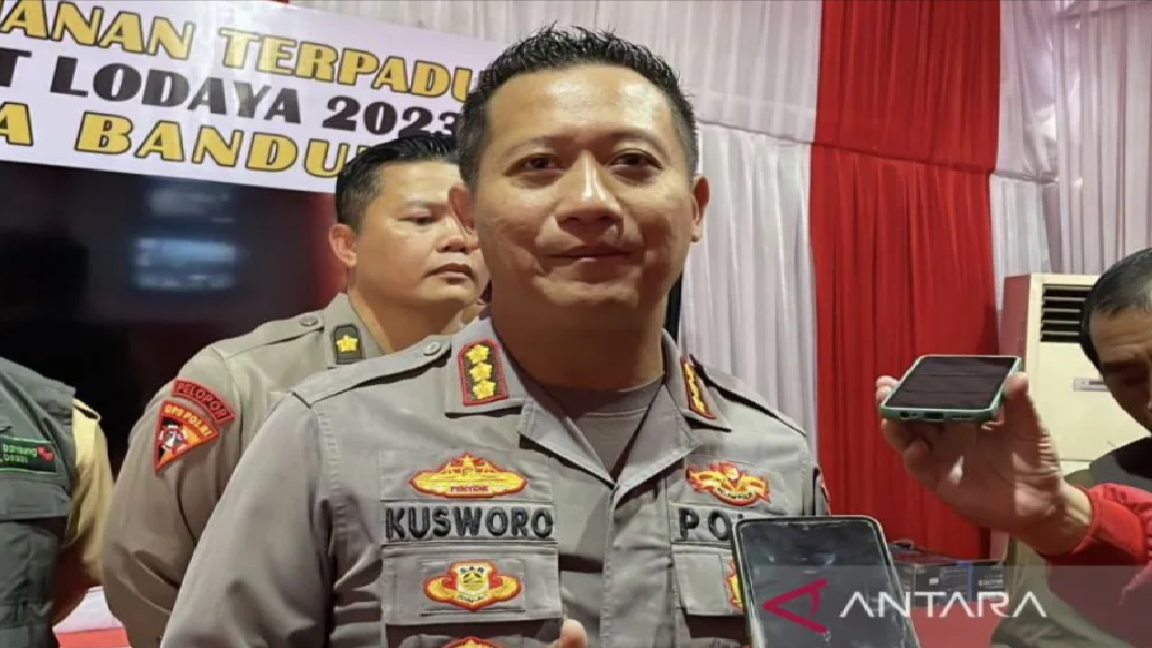 Kusworo Wibowo, Kapolresta Bandung menghimbau masyarakat untuk menitipkan kendaraan mereka di kantor polisi saat mudik