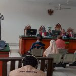 Dok. Suasana Persidangan Mantan Bupati Cirebon, Periode 2014 - 2019, Sunjaya Purwadisastra. Senin (3/3). Foto. Sandi Nugraha.