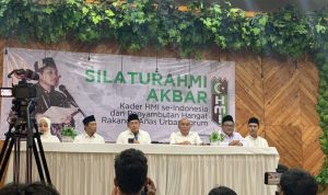 Anas Urbaningrum menghadiri Silaturhmi Akbar dari Kader HMI