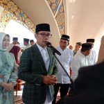 Pelaksana Salat Idul Fitri di Masjid Raya Al Jabbar, Ridwan Kamil : Akan Dijadikan Tradisi. / Jabar Ekspres Sandi Nugraha