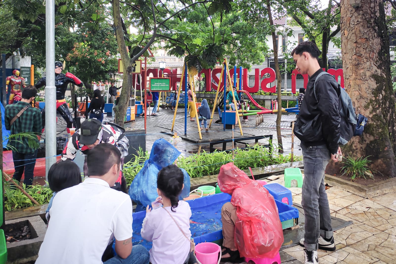 Murah, Taman Superhero Dijadikan Alternatif Wisata Oleh Masyarakat Kota Bandung