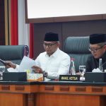 Wakil Ketua I DPRD Kota Bogor, Jenal Muttaqin (Kiri). (Yudha Prananda / Jabar Ekspres)
