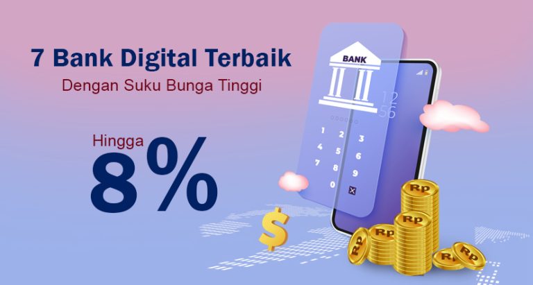 7 Bank Digital Terbaik Di Indonesia Dengan Suku Bunga Tinggi