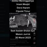 VIRAL! Video Detik-detik Meninggalnya Imam Masjid Jami' Darul Arqam Ciputat