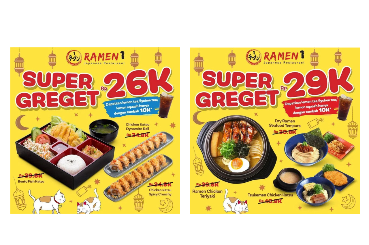 Promo Ramen 1 Japanese Restaurant, Serbu Kenikmatannya!