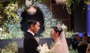 SAH Menjadi Pasutri, Intip Moment Bahagia Pernikahan Lee Seung Gi dan Lee Da In