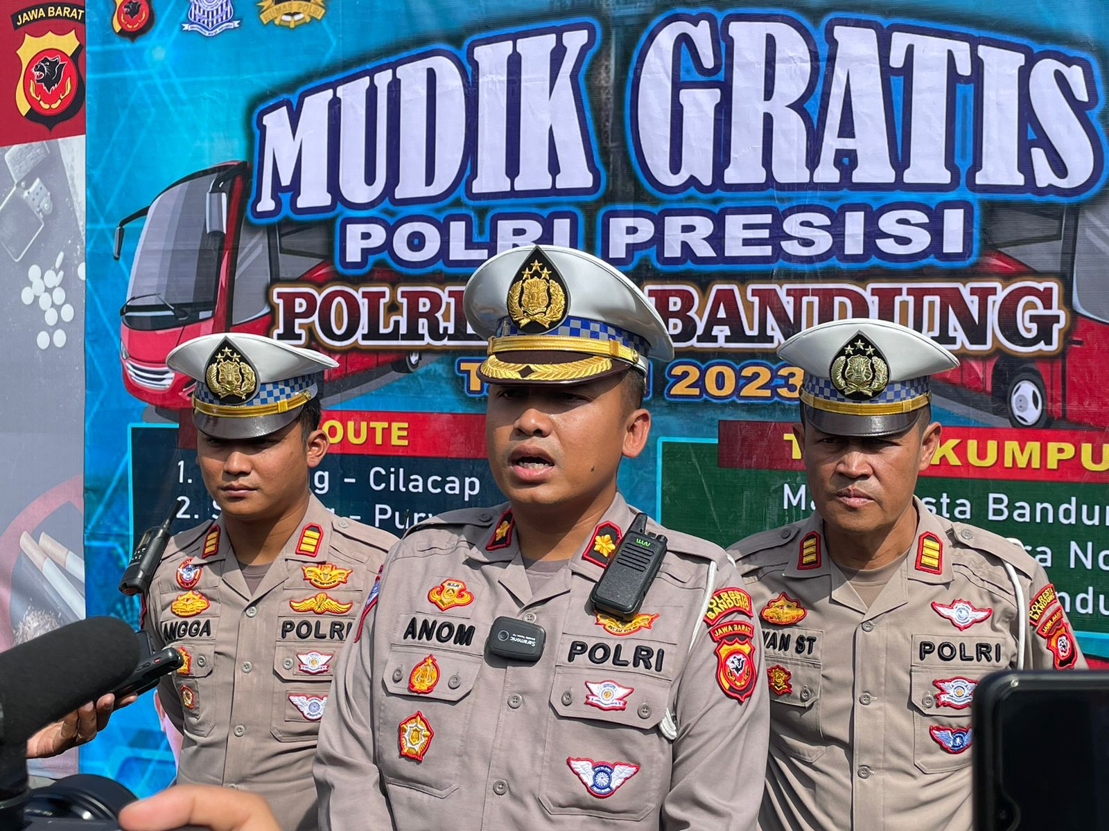 Polresta Bandung Sediakan 200 Kursi Mudik Gratis