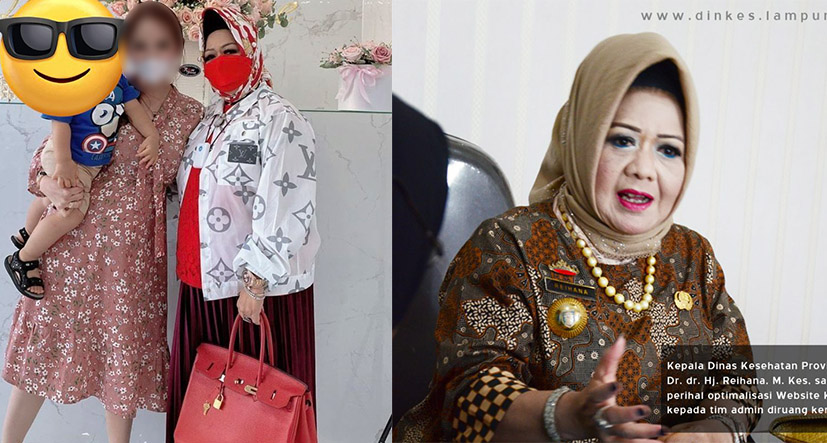 Gaya Hedon Kadinkes Lampung Reihana Wijayanto Disorot, Tas Ratusan Juta hingga Jilbab Tinggi