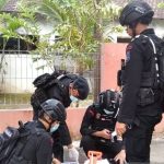Central Java Police Gegana Team Conducts Crime Scene of Firecracker Powder Explosion