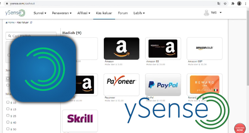 Aplikasi Penghasil Uang ySense Survey Terbukti Membayar? Ini Review Lengkapnya