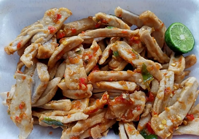 Basreng Cobek khas Sunda yang pedas manis bikin nagih (cookpad @ @EndahRosdiyanti)