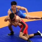 Wrestling Reaches Gold Medal Target on First Day of Competition