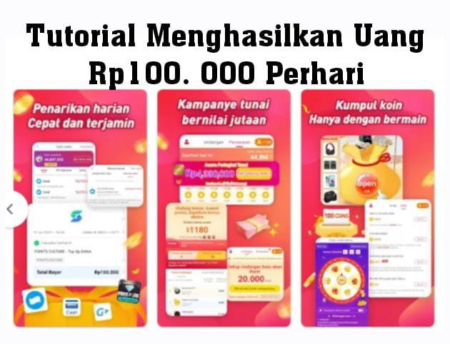 Tutorial cara menghasilkan uang dari internet.