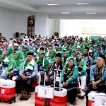 392 calon jemaah haji kloter 1 dari Kabupaten Bandung Barat dilepas Bupati Henky Kurniawan di halaman PUSDIKKAV Padalarang
